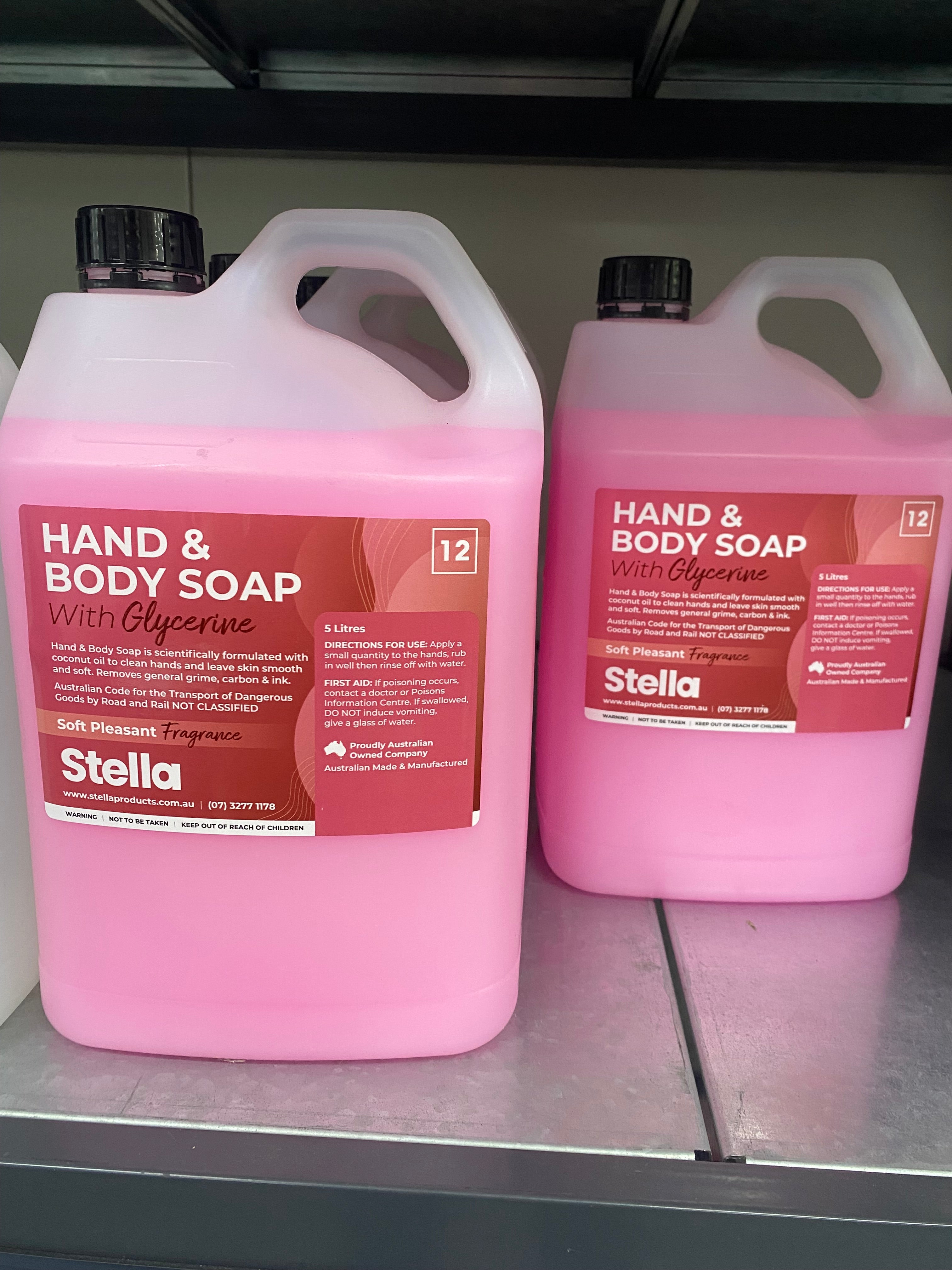 5Lt Pink Hand & Body Soap