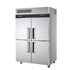 Turbo Air KF45-4(HC) - 4 Half Door Upright Freezer 1210L