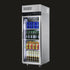 Turbo Air K-Series Single Glass Door Top Mount Upright Refrigerator