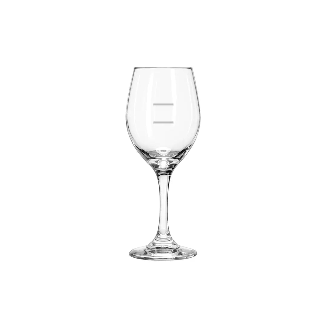 Perception Wine Glass - Double Pour Line at 150ml / 250ml Capacity325ml (6 Pack)