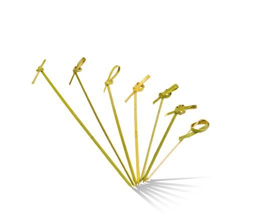 Looped Skewer Bamboo 80mm 100PK