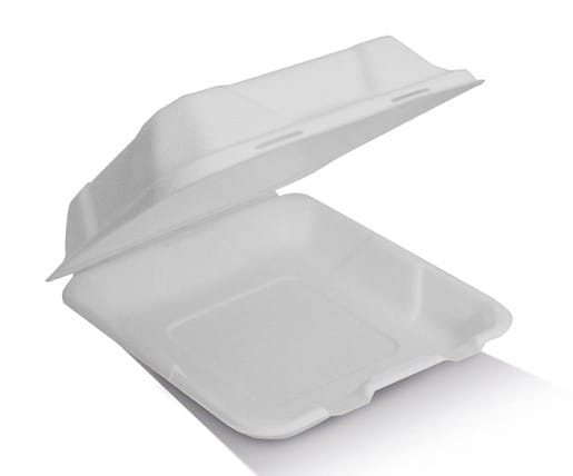 Clamshell Sugarcane 9″ (50Pack)