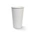 16oz Single Wall White Coffee Cup 90mm 50pk