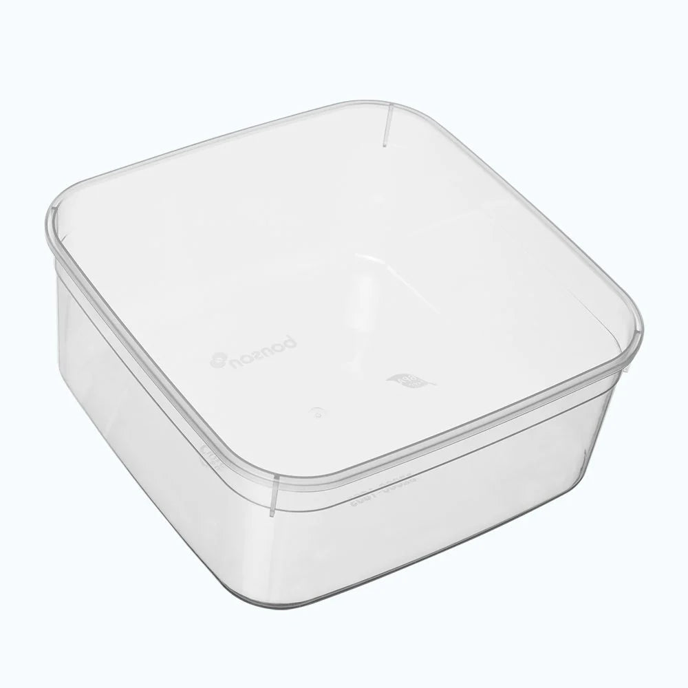 PP Square Storage Containers 2ltr( 2000ml/68oz) 1PCS with lid- CLEAR
