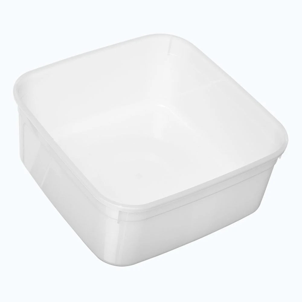 PP Square Storage Containers 2ltr 1 pcs with lid- Freezer Grade