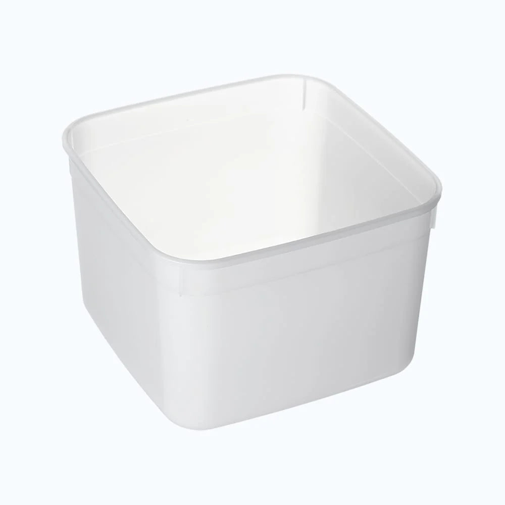PP Square Storage Containers 3.1ltr Freezer Grade with Lid 1PCS