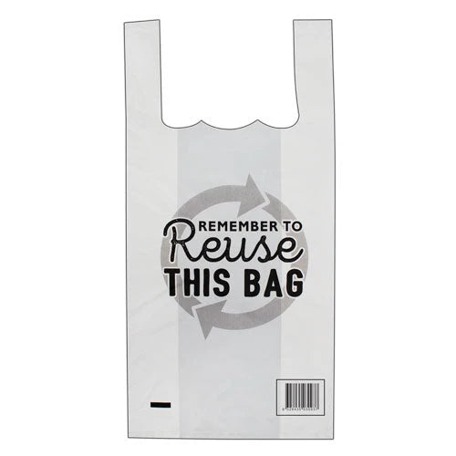 PRINTED Reusable carry Bags- SMALL 100pk