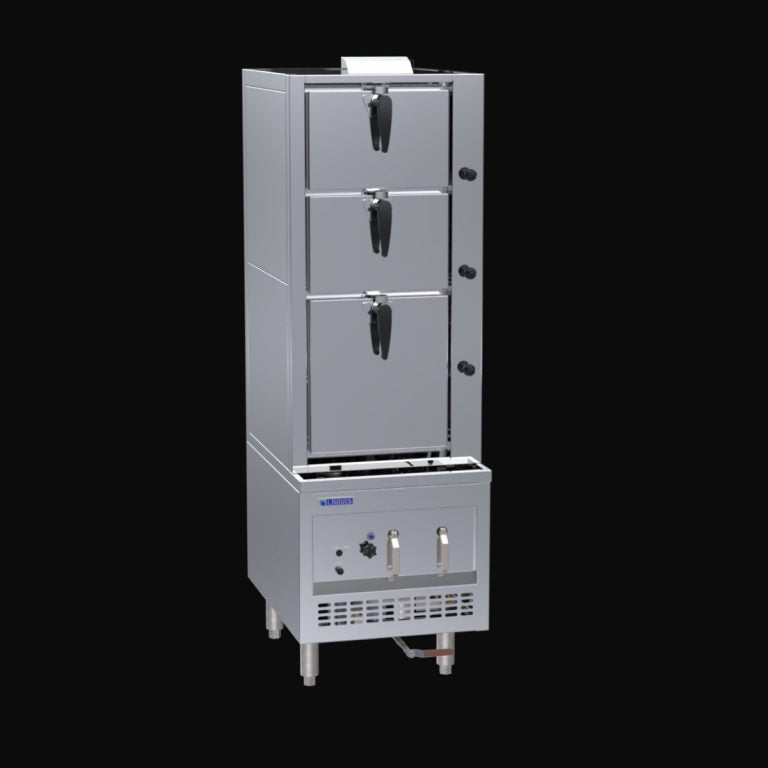 SCM-60	600 Wide 3 Deck Steam Cabinet