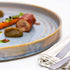 PLATE ROUND 225x22mmAZURE BLUE TABLECRAFT URBAN LOFT