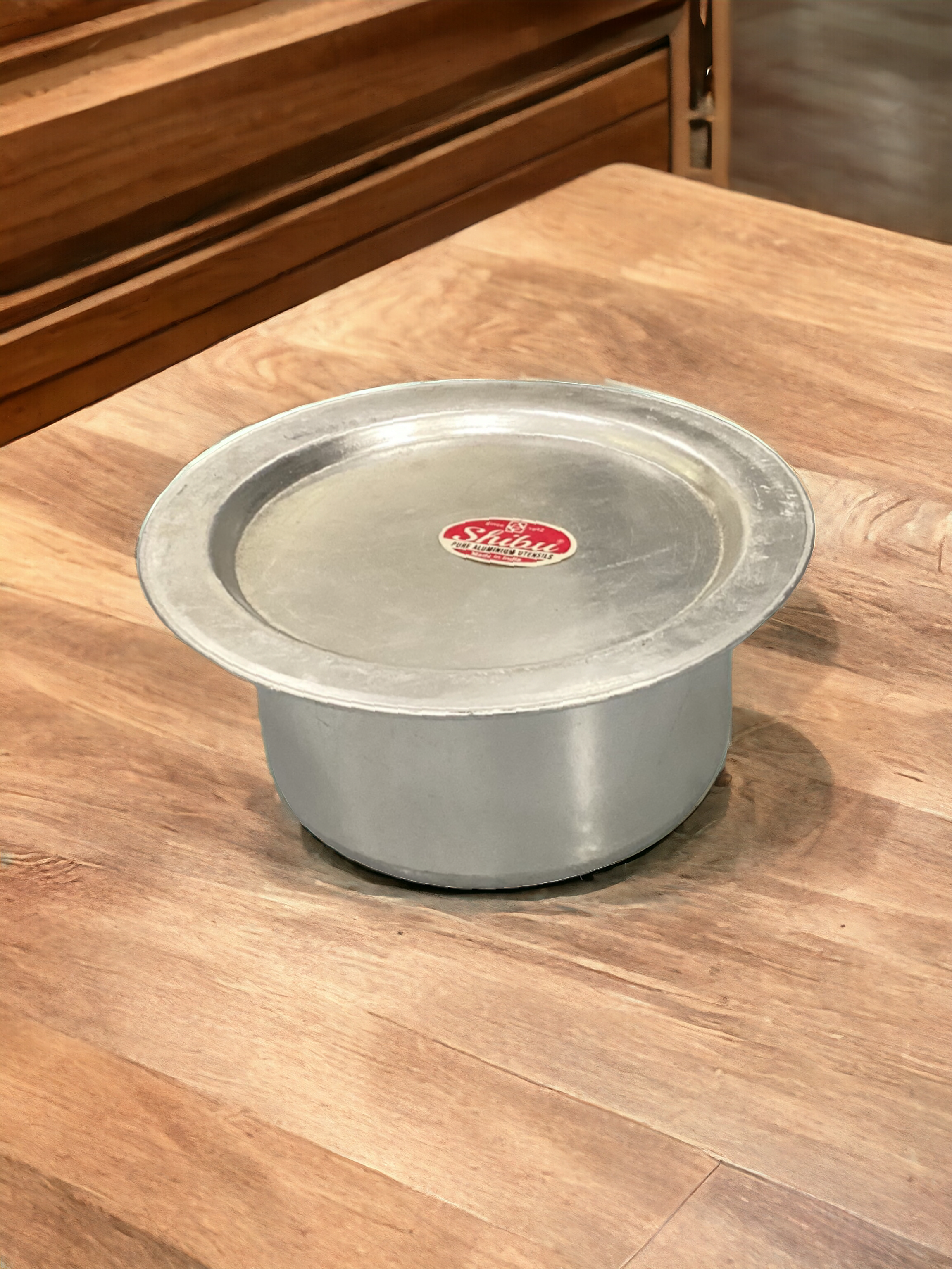 Aluminium Pot With Lid-SIZE 14