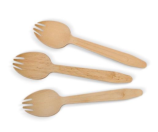 Wooden Spork  100pk