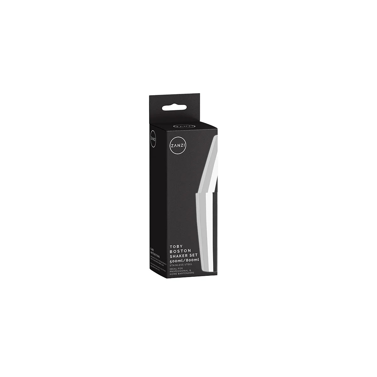 Toby Boston Cocktail Shaker Set 500/800ml Stainless Steel