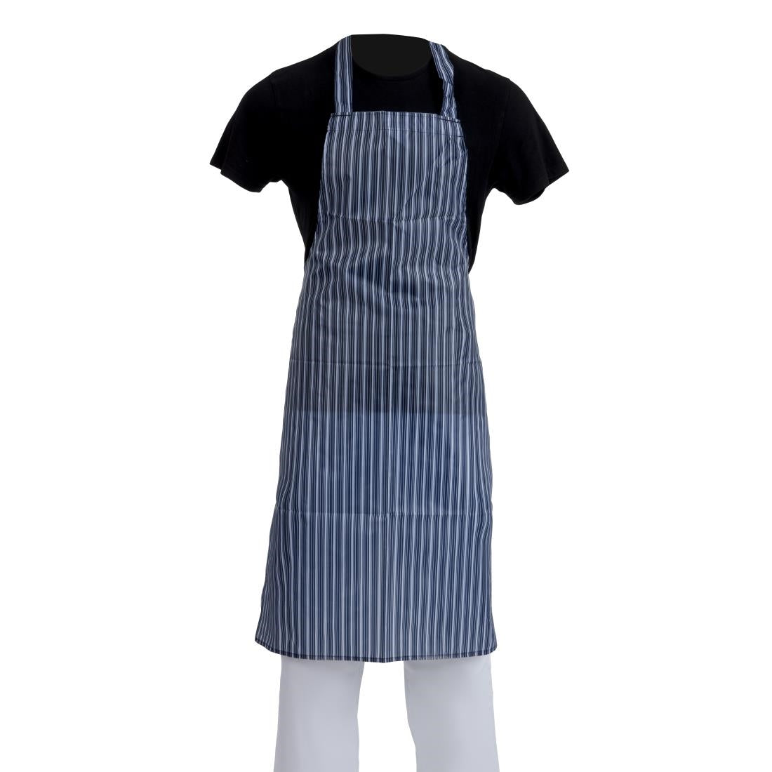 Whites Waterproof Bib Apron Blue Stripe