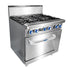 6 BURNER WITH OVEN W914 X D790 X H1165 COOKRITE ATO-6B-F-NG