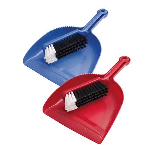 Oates Dustpan & Brush Set Blue