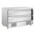 Polar U-Series Double Drawer Counter Fridge Freezer 6xGN