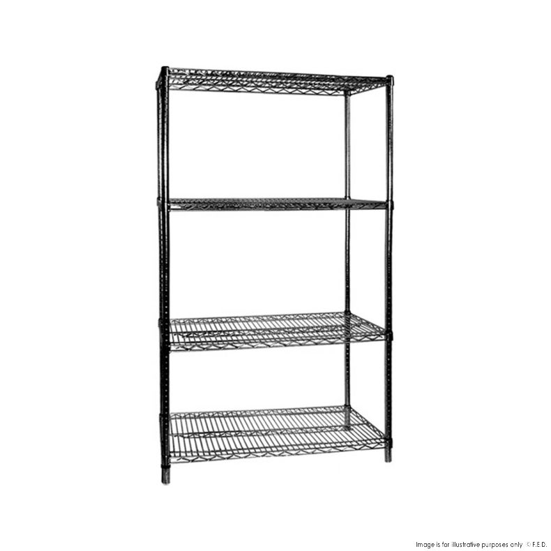 B24/54 Four Tier Shelving - 610 mm deep x 1880 high x 1372 width
