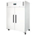 Polar G-Series Solid 2 Door Upright Freezer White Exterior - 1200Ltr