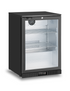 One Swing Door Black Bar Cooler