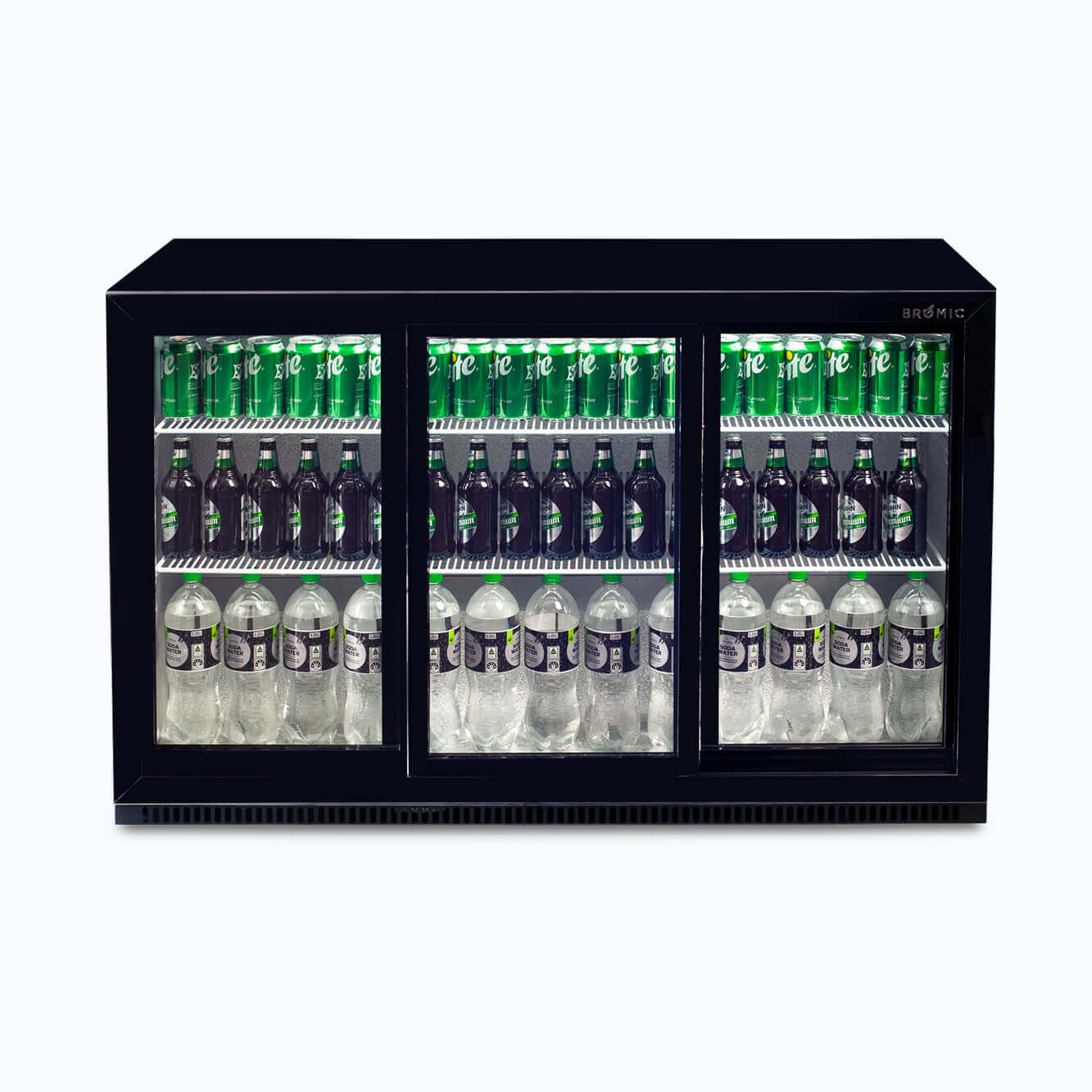 Chiller BB0330GDS-NR B/Bar 3DR Sliding 330L 870mm