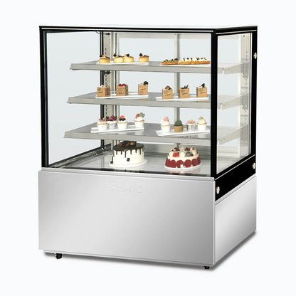 4 tier chilled food/cake display 1200mm-FD4T1200C-NR