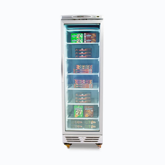 Freezer UF0374S-NR Silver UP/R GLS 300L LED