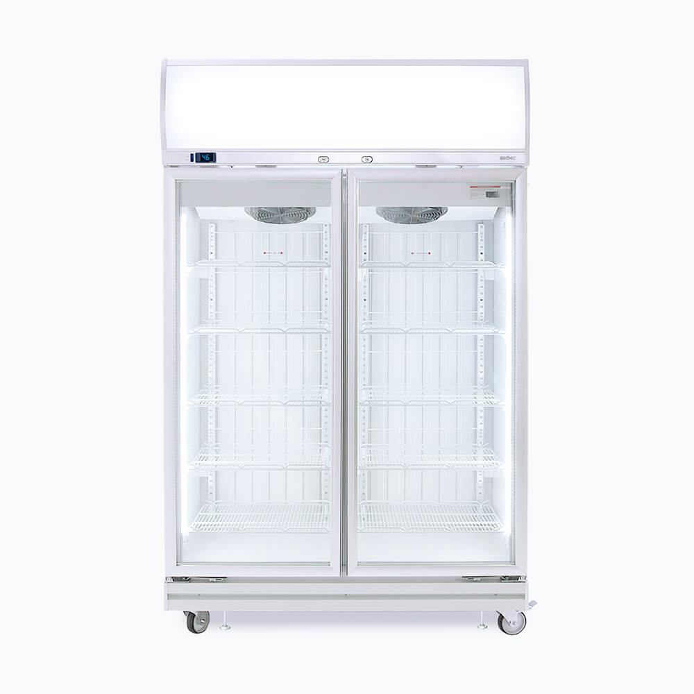 Freezer UF1000LF UP/R FF GLS 976L 2DR New L/Box
