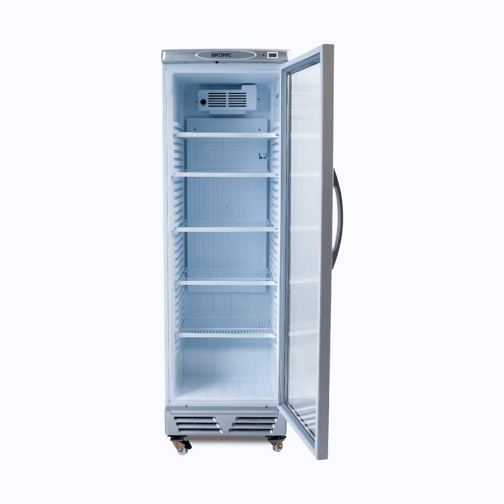 Chiller GM0374-NR Silver UP/R GLS 372L LED