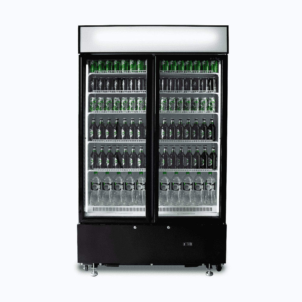 Chiller GM1000LBCAS UP/R Blk 2DR 960L