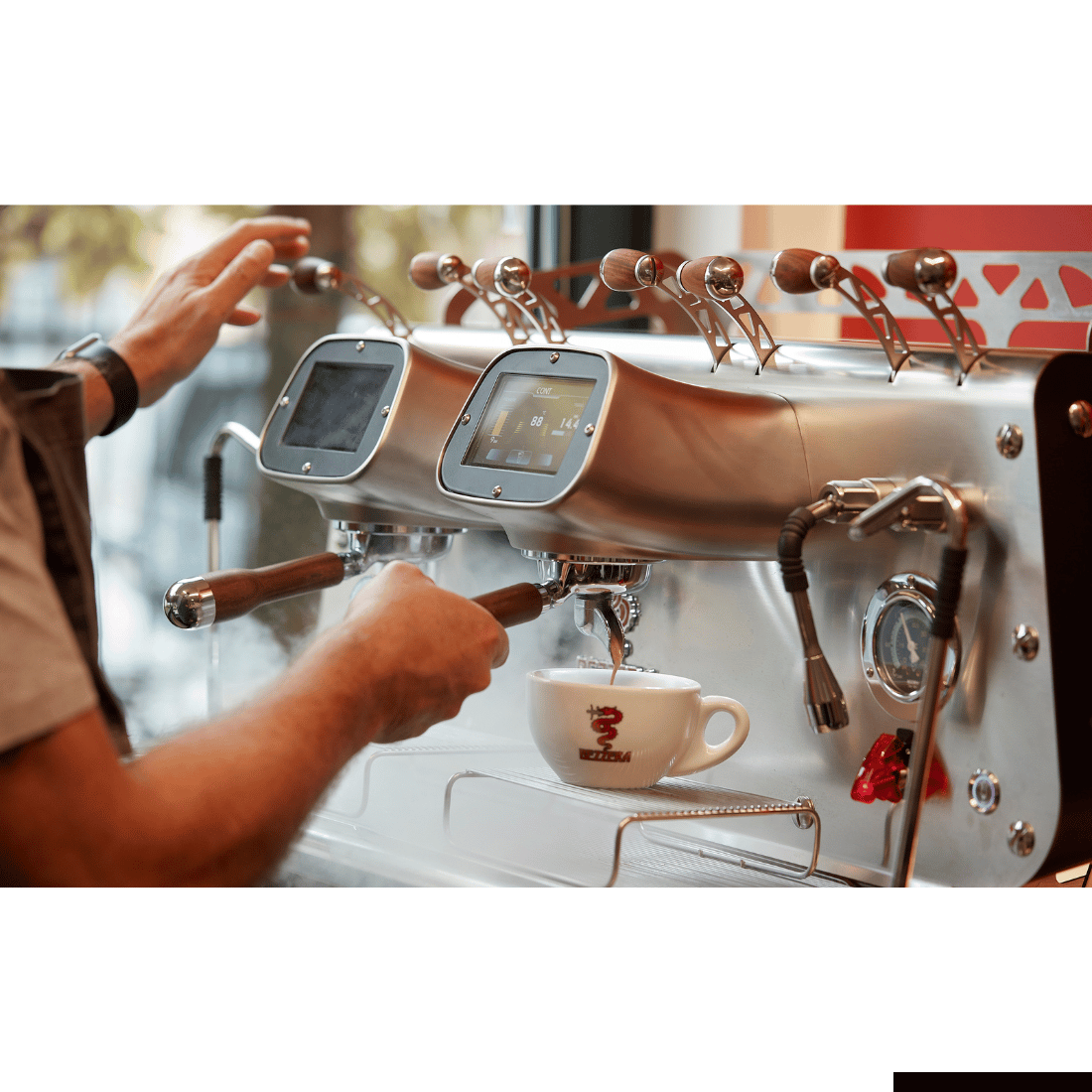 Bezzera VICTORIA Black 2-Group Professional Espresso Machine - BZVICTORIA2B
