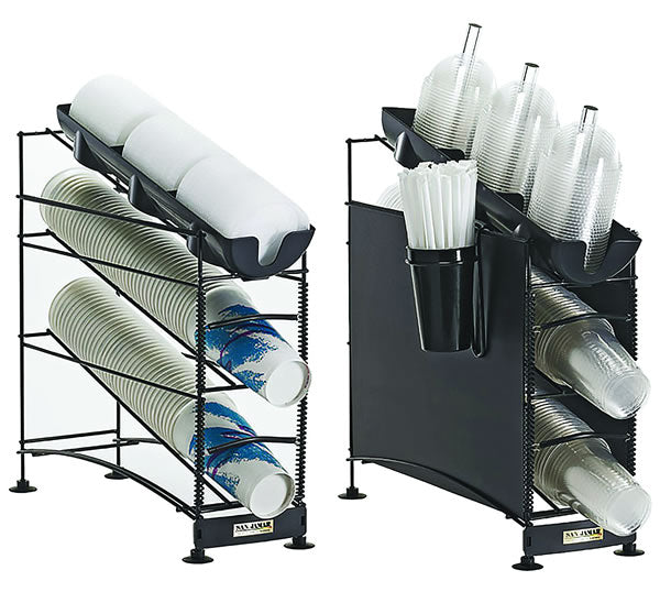 C8500S San Jamar Optional Straw Caddy for Wireworks Cup Dispensers