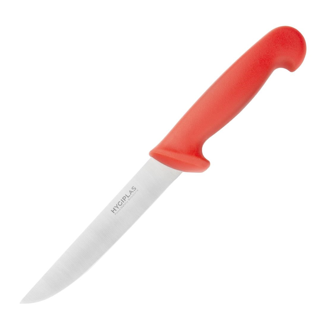 Hygiplas Stiff Blade Boning Knife Red 150mm