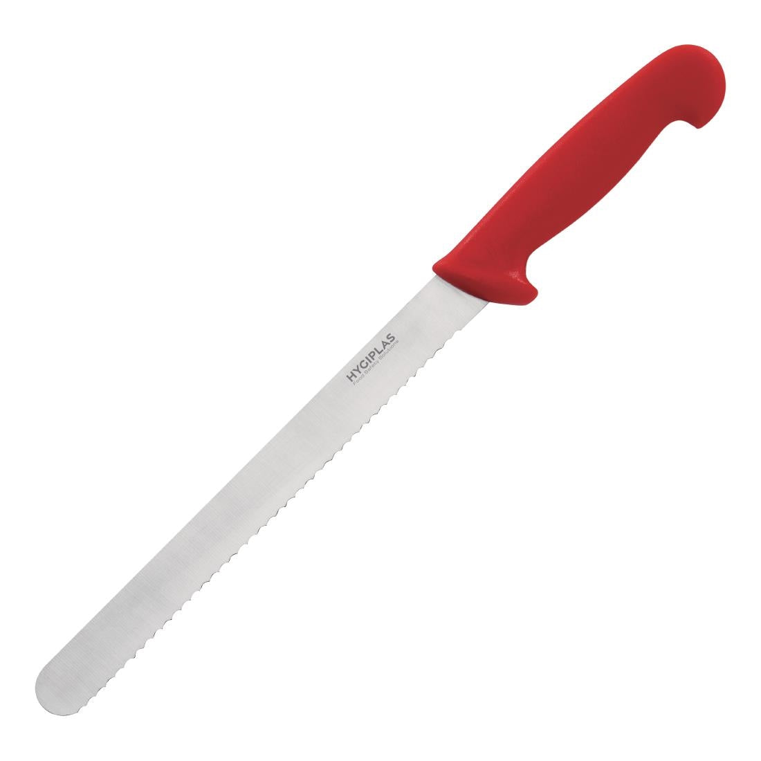 Hygiplas Serrated Slicer Red 255mm 10''