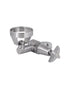 GUARDIAN - Stainless Steel 45 Degree Bubbler with Metal Mouthguard