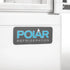 Polar C-Series Energy Efficient Curved Door Display Fridge White - 86Ltr