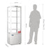 Polar C-Series Curved Door Display Fridge White - 235Ltr