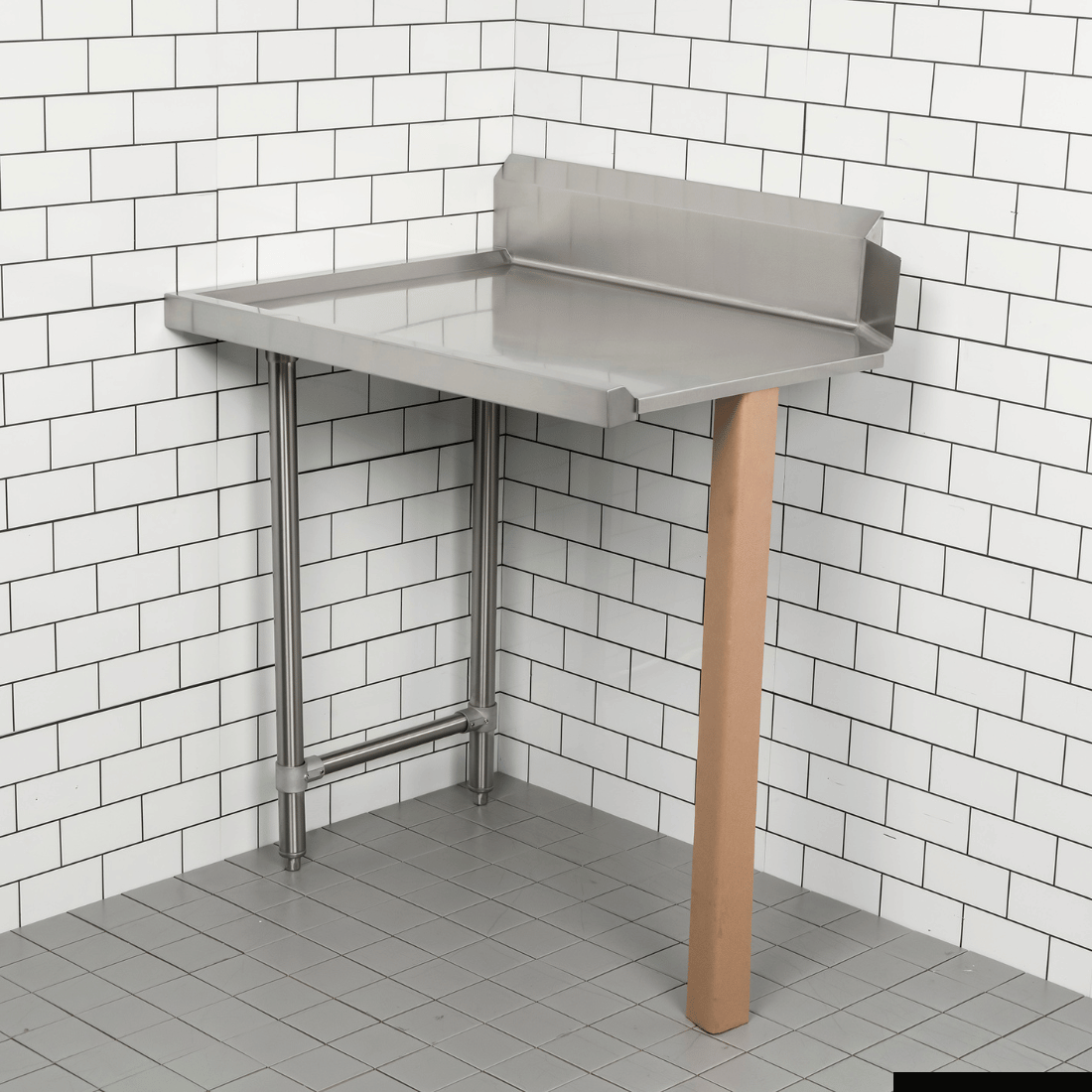 Modular System Clean Dish Table with Splashback CDT-600R