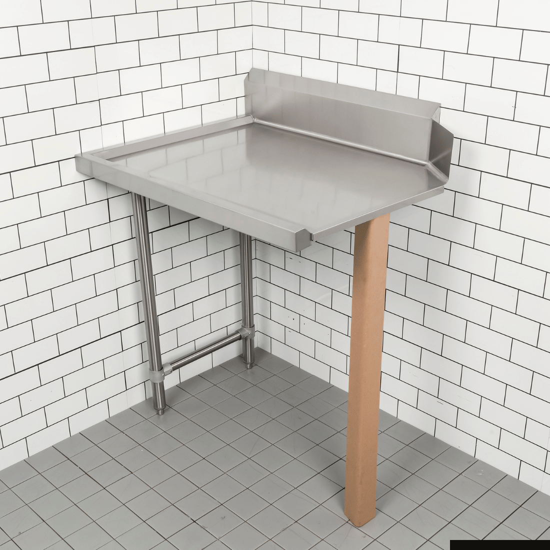 Modular System Clean Dish Table with Splashback CDT-1200R