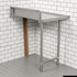 Modular System Clean Dish Table with Splashback CDT-900R