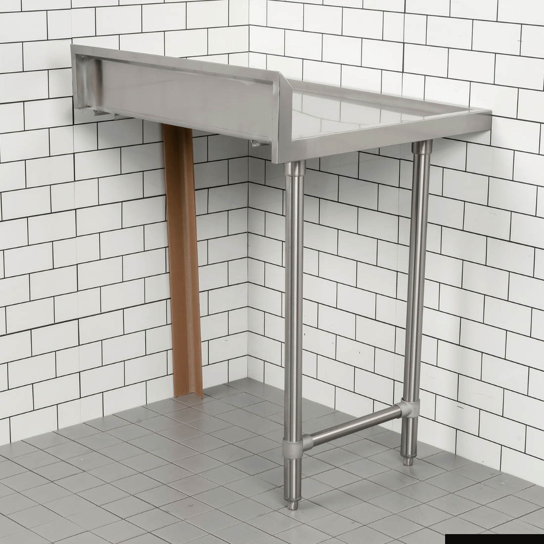 Modular System Clean Dish Table with Splashback CDT-600R