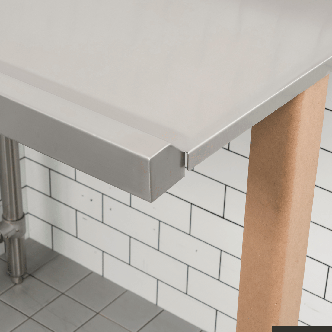 Modular System Clean Dish Table with Splashback CDT-900R