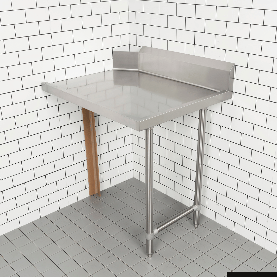 Modular System Clean Dish Table with Splashback CDT-600L