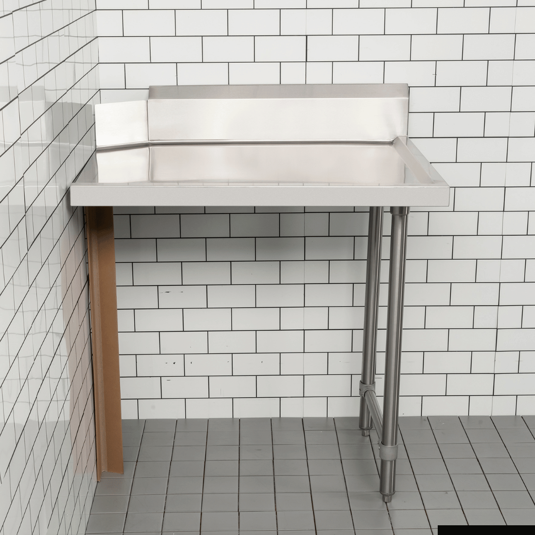 Modular System Clean Dish Table with Splashback CDT-600L