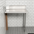 Modular System Clean Dish Table with Splashback CDT-1200L