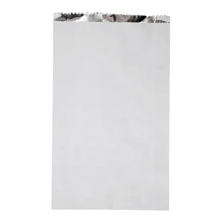 Plain White X-Large Foil Chicken Bag 250pc/pk