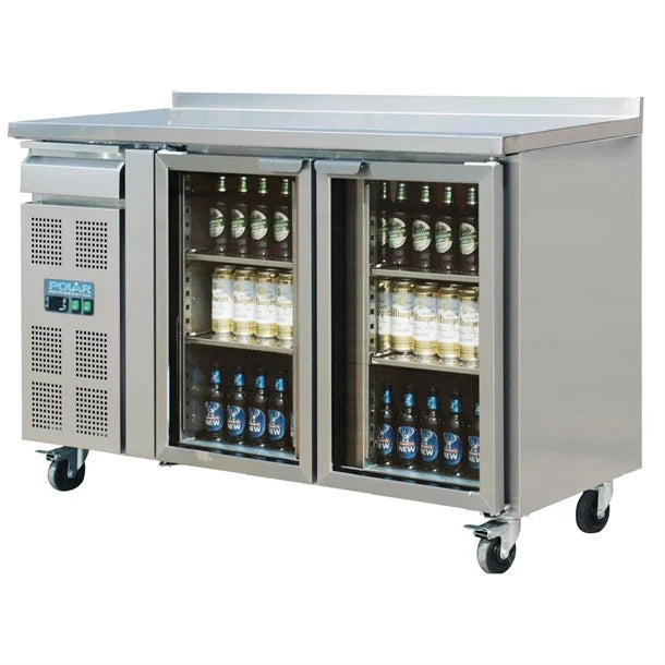 Polar U-Series Premium Bar Fridge 2 Door St/St 366Ltr