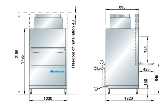 Meiko FV130.2 Air Concept Commercial Pot Washer