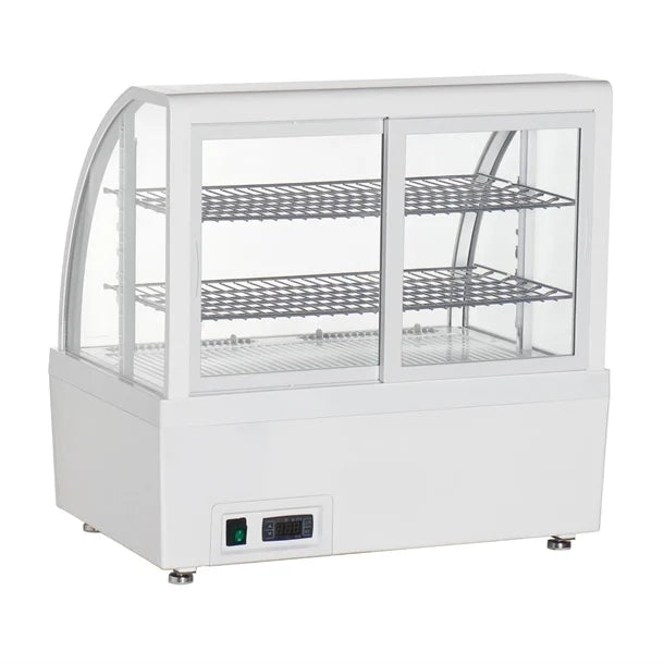 Polar C-Series Countertop Display Fridge White - 100Ltr