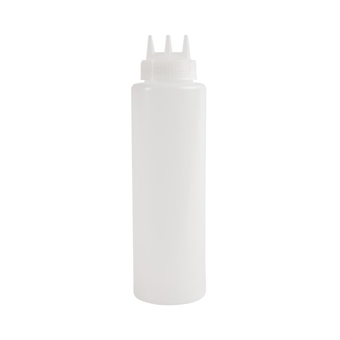 Sauce bottle 3 Nozzle Squeeze Bottle 1Ltr