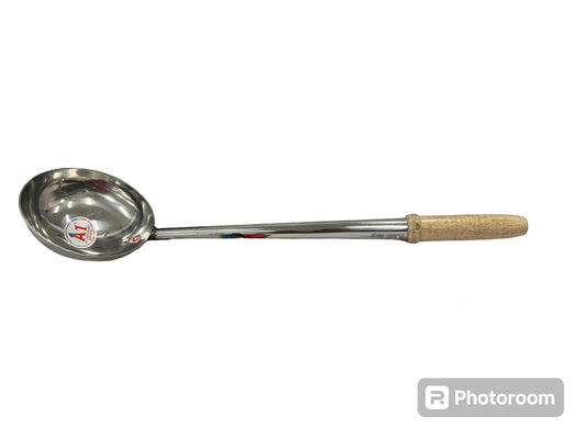 Ladle Stainless Steel with Wooden Handle 510mm